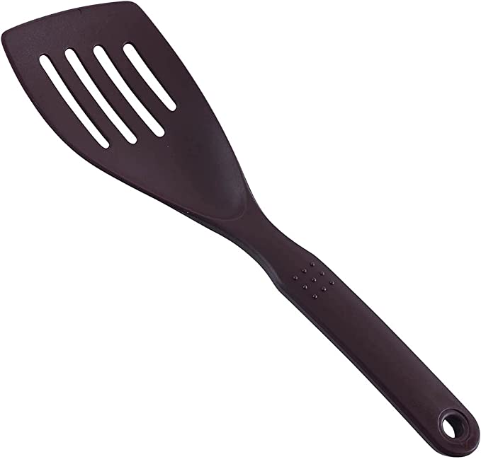 Norpro My FavoriteTM Scoop & Drain Slotted Spatula, Black