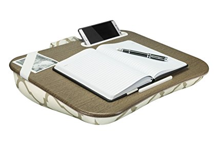 LapGear XL Designer Lap Desk,  - Beige Quatrefoil (Fits upto 17.3" Laptop)