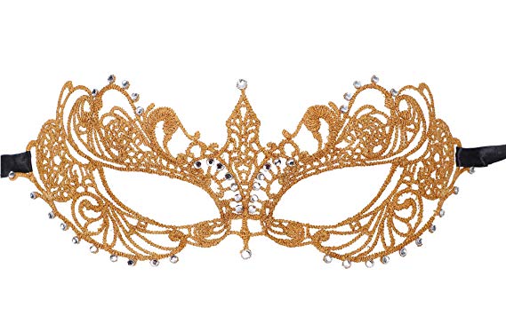 AbbyLexi Women's Pretty Lace Masquerade Halloween Party Eye Mask