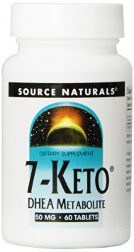 Source Naturals 7-Keto DHEA Metabolite 50mg, 60 Tablets