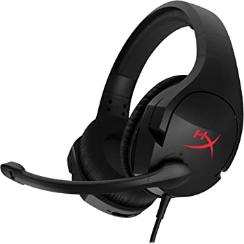 HyperX Cloud Stinger – Gaming Headset, Lightweight, Comfortable Memory Foam, Swivel to Mute Noise-Cancellation Mic, Works on PC, PS4, PS5, Xbox One, Xbox Series X|S and Mobile,Black