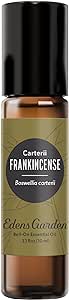 Edens Garden Frankincense Carterii Essential Oil, 100% Pure & Natural Premium Best Recipe Therapeutic Aromatherapy Essential Oil, Pre-Diluted 10 ml Roll-On