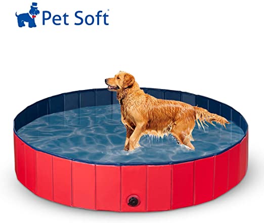 Pet Soft Dog Pools Large - Collapsible Dog Swimming Pool for Large Dogs