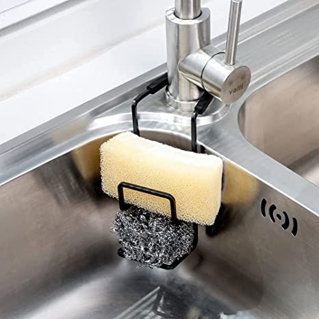 Kitchen and Bathroom Sink Caddy, Sink Caddy Kitchen Sink Organizer Hanging. A Sink Suction Device with A Simple Structure That Will Not Hide Water Stains