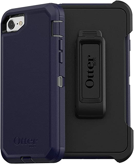 OtterBox DEFENDER SERIES Case for iPhone 8 & iPhone 7 (NOT Plus) - Frustration Free Packaging - STORMY PEAKS (AGAVE GREEN/MARITIME BLUE)