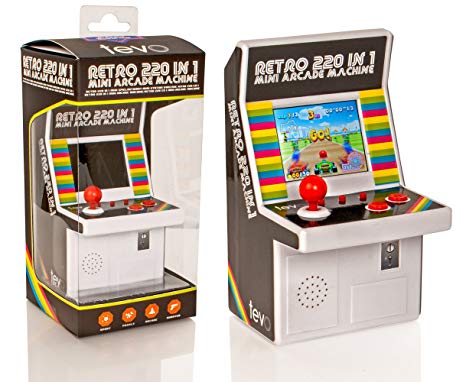 Tevo 220 Game Mini Arcade Machine - 16 Bit Colour Screen - Retro Handheld Video Games Console