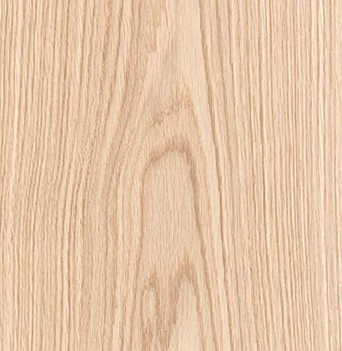 Edge Supply Red Oak Wood Veneer Sheet Flat Cut, 24" x 48", Peel and Stick,"A" Grade Veneer Face - Easy Application with 3M Self Adhesive Oak Veneer Sheet - Veneer Sheets for Restoration of Furniture