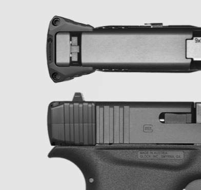 Recover Tactical Glock 17/19/22/23/24/35/36 and 43 Slide Rack Assist - No Modifications to Your Pistol Required - Get Extra Grip While Racking The Slide