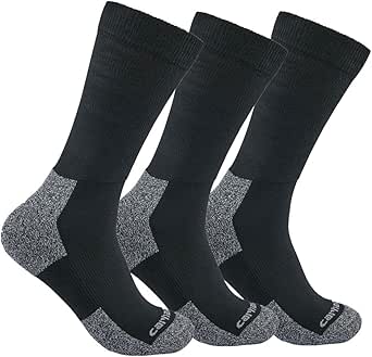 Carhartt Men's Midweight Stretch Top Sock 3 Pack