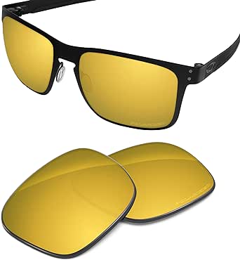 Performance Replacement Lenses Compatible with Oakley Holbrook Metal OO4123 Polarized Etched