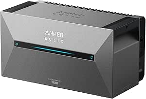 Anker SOLIX Solarbank 2 E1600 Pro, Balkonkraftwerk mit Speicher, All-in-One Stromspeicher mit Mikroinverter, 1,6kWh, 4 MPPT 2400W Solareingang, 1000W AC, 6000 Ladezyklen, 9,6kWh Kapazität, Plug&Play