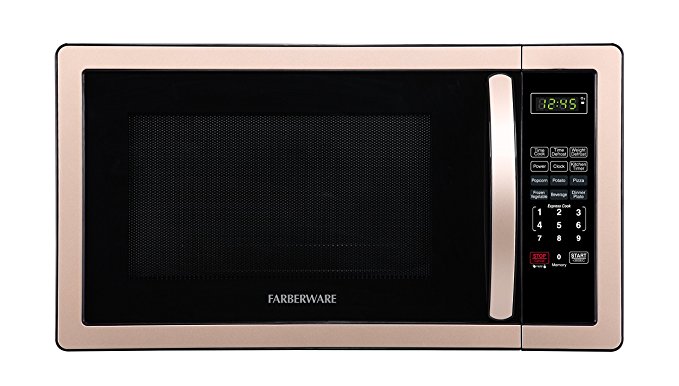 Farberware Classic FMO11AHTBKD 1.1 Cubic Foot 1000 Watt Microwave Oven, Copper