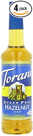 Torani Sugar Free Syrup, Hazelnut, 25.4 Ounce (Pack of 4)