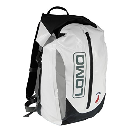 Lomo Dry Bag Daysack 30L - White Waterproof Rucksack Roll Down DryBag