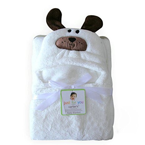 Yontree Cute Soft Baby Coral Fleece Bag Blanket Towel Hooded Bathrobe Towel Animal Shape
