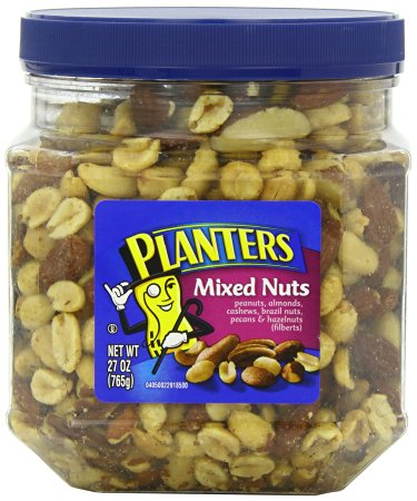Planters Mixed Nuts Jar, 27 Ounce