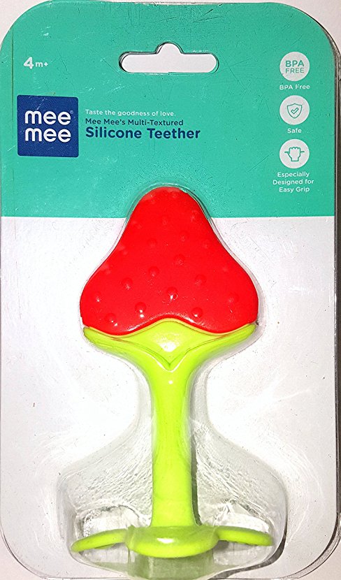 Mee Mee Silicone Teether Strawberry