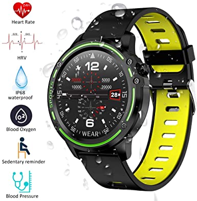 Padgene IP68 Waterproof Bluetooth Smartwatch,Touchscreen Wrist Smart Phone Watch Sports Fitness Tracker Call and Message Notification Camera Pedometer Compatible with iOS Android for Kids Men Women