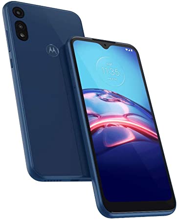 Moto E 2020 (32GB, 2GB) 6.2", Snapdragon 632, Android 10, 4G LTE Factory Unlocked (GSM/CDMA) (AT&T, Verizon, T-Mobile, Metro) XT2052-1 (64GB SD Bundle, Midnight Blue)