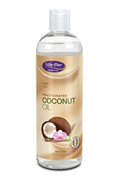 Coconut Oil, Fractionated Life Flo Health Products 16 oz Liquid