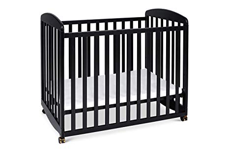 DaVinci Alpha Mini Rocking Crib, Ebony