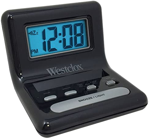 Clock Travel Alarm 0.8" by WESTCLOX MfrPartNo 47538A