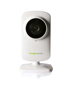 ImogenStudio QCP-A200 White Edition  Cam Pro WiFi Video Monitoring Camera (HD Capable) with Free Lifetime 1-Day Cloud Storage