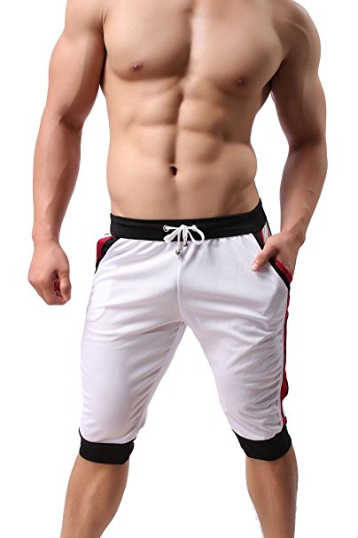 ONEFIT Men's Fashion Sports Pants Summer Thin Section Pants Capri Pants Shorts