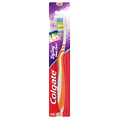 Colgate Zig Zag Deep Clean Toothbrush, Soft - 6 Pack