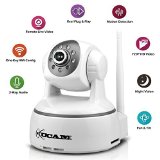 KUCAM 720P HD PlugPlay Wireless Wifi IP Security Camera with Night Vision and Motion Detection