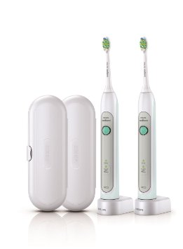 Philips Sonicare HX677274 Healthy White Rechargeable Toothbrush Grey 2 Count