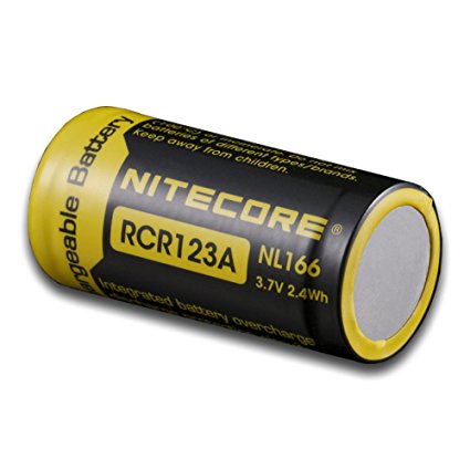 Nitecore NL166 Rcr123A Li-Ion Battery for TM11/TM15/EC1/EC2/MT2C/MT25/MT26/MT40