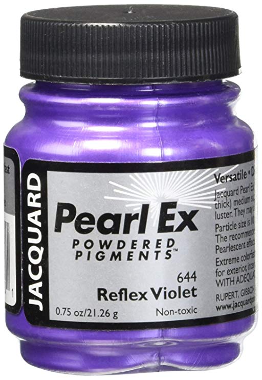 Jacquard Jac-JPX1644 Pearl Ex Powdered Pigment, 0.75 oz, Reflex Violet