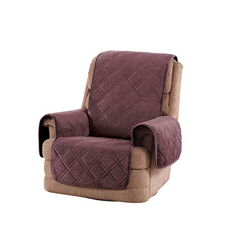 SureFit Triple Protection Recliner, Furniture Cover, Mulberry