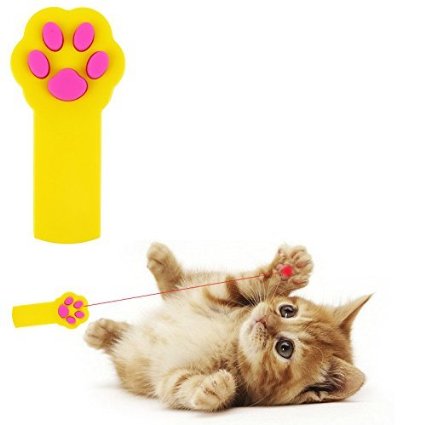 Pet Cat Dog Chaser Toys,Yica Pet Cat Dog Catch the LED Light Pointer Interactive Exercise Toy Cat Chaser Training Tool,1 Pcs