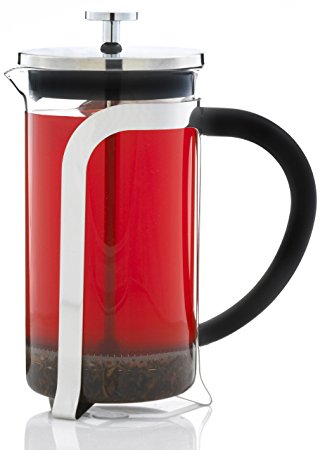 GROSCHE Oxford French Press Coffee and Tea Maker with Stainless Steel Mechanism, 1.0L 34 fl. oz