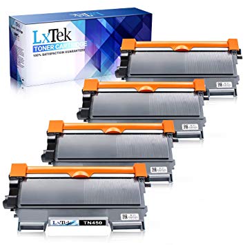 LxTek Compatible TN450 High Yield Toner Cartridge Replacement for Brother TN-450 TN420 (4 Black) Use for MFC-7360N DCP-7065DN IntelliFax 2840 2940 MFC-7860DW MFC-7460DN HL-2270DW MFC7240 Printer