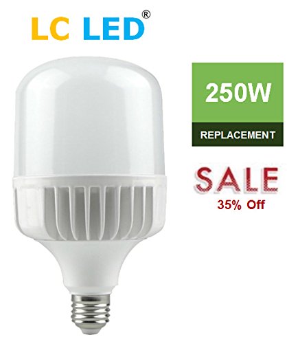 LC LED High Output 35W 4000lm (250W, 200W) Commercial & Residential Bulb, Warm White (3000K), 330 Degree, Non-Dimmable