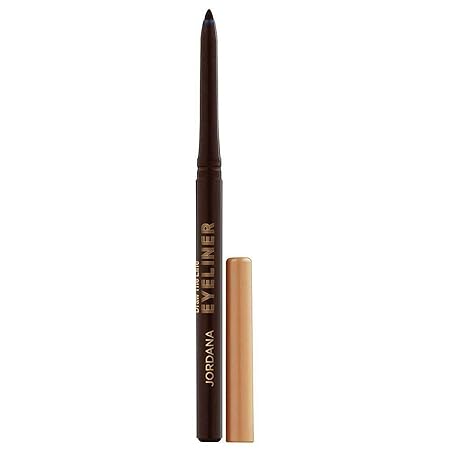 Jordana Eyeliner for Eyes - Draw The Line Eyeliner Pencil Lavish Brown - .012 oz / .35 g