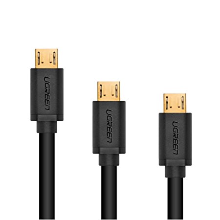 Ugreen Micro USB Cable USB 2.0 A Male to Micro B Sync & Charging Cable (1.5ft 3ft 6ft 3 Pack)