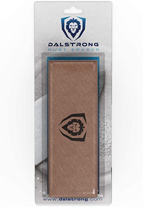 DALSTRONG Premium Rust Eraser - Knife Maintenance and Care - for Knives, Scissors, Steel Pots and Pans, Whetstones, and More - Calcium Carbonate