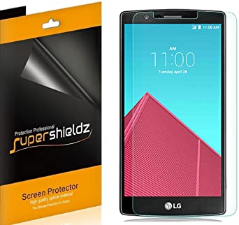 [6-Pack] Supershieldz- Anti-Bubble High Definition Clear Screen Protector For LG G4   Lifetime Replacements Warranty - Retail Packaging