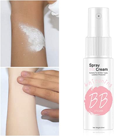 Spray BB Cream Concealer Brighten Whitening Moisturizing Base Face Foundation Makeup Beauty Skin Care By Shouhengda