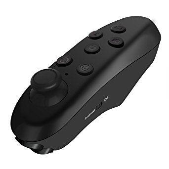 ELEGIANT Bluetooth Remote Controller[Two Mode(IOS/Android)] - Portable Wireless Gamepad for Virtual Reality Headset 3D VR BOX and iPhone 7/7Plus/6/6s Samsung S7/S6 and Other Smartphones