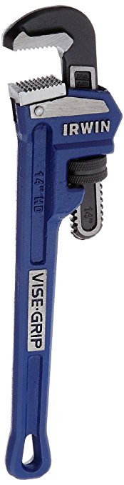 IRWIN Tools VISE-GRIP Pipe Wrench, Cast Iron, 2-Inch Jaw, 14-Inch Length (274102)