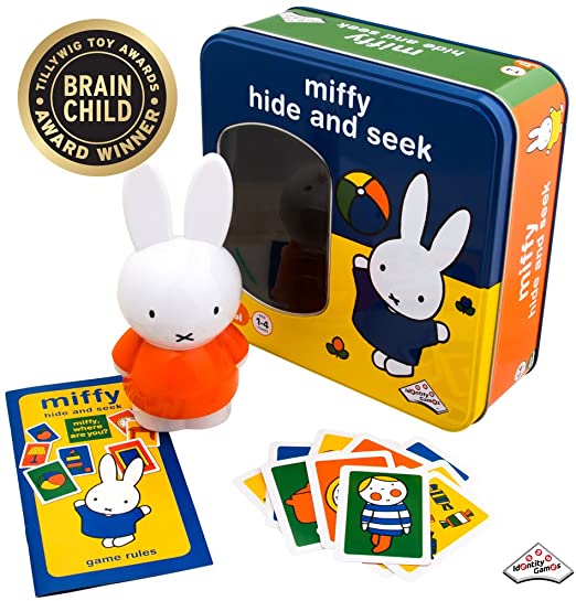 Miffy - Hide and Seek Game - Includes Hint Cards and Doll with Sound