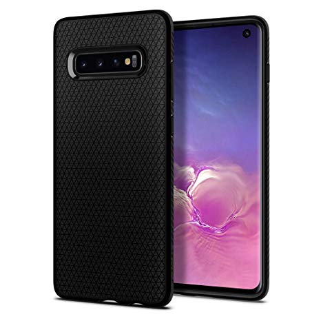 Spigen Liquid Air Armor Works with Samsung Galaxy S10 Case (2019) - Matte Black