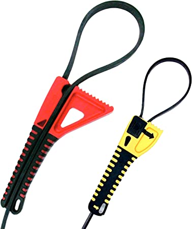 Baby Boa and Standard Boa Duo Adjustable Strap Wrench Set, Red/Yellow