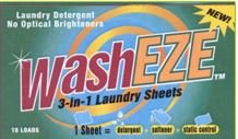 WashEZE 3-in-1 Laundry Sheets - 10 Count, Unscented