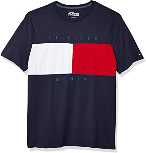 Tommy Hilfiger Men's THD Short Sleeve Logo T Shirt